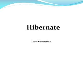 hibernate ppt presentation free download