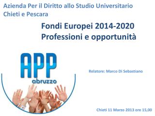 Azienda Per il Diritto allo Studio Universitario Chieti e Pescara