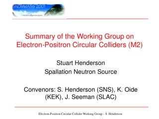 Summary of the Working Group on Electron-Positron Circular Colliders (M2)