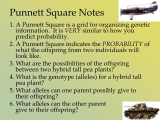 Punnett Square Notes