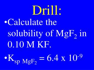 Drill: