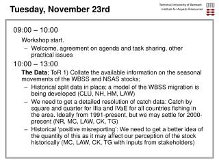Tuesday, November 23rd