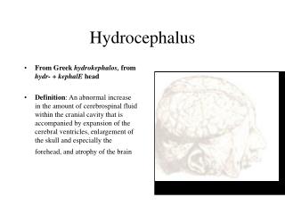 Hydrocephalus