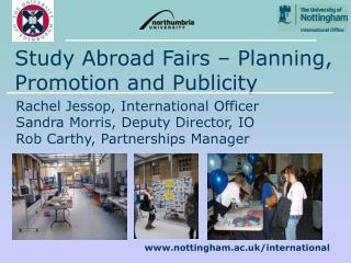 Study Abroad Fairs – Planning, Promotion and Publicity