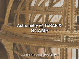Astrometry @ TERAPIX: SCAMP
