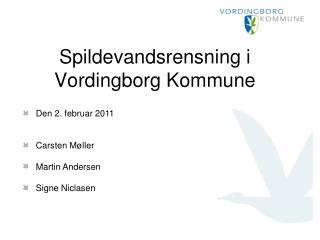 Spildevandsrensning i Vordingborg Kommune