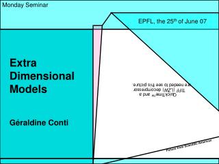 Extra Dimensional Models