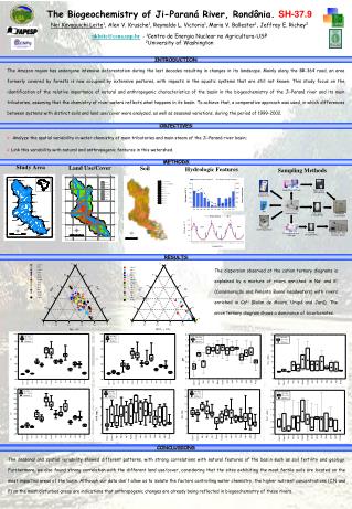 The Biogeochemistry of Ji-Paraná River, Rondônia . SH-37.9