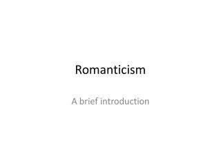 Romanticism