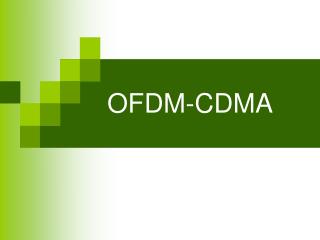 OFDM-CDMA