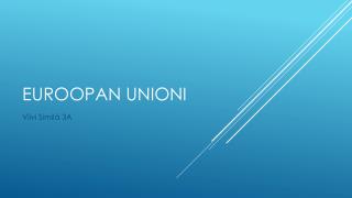 Euroopan unioni