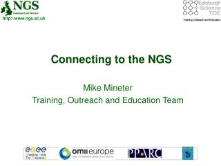 Connecting to the NGS