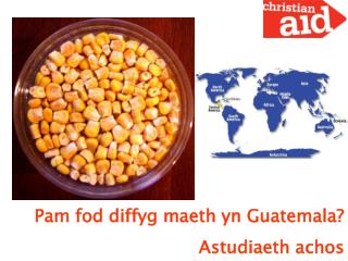 Pam fod diffyg maeth yn Guatemala? Astudiaeth achos