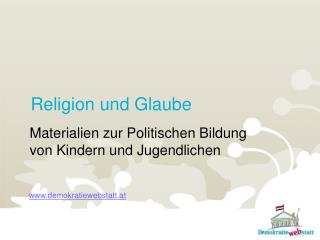 Religion und Glaube