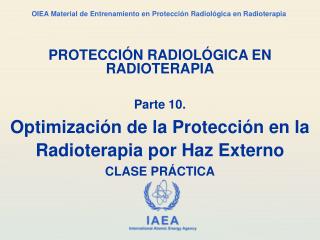 PROTECCIÓN RADIOLÓGICA EN RADIOTERAPIA