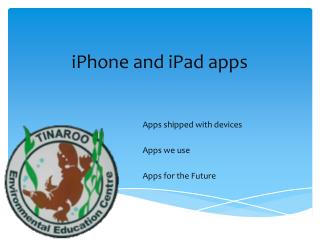 iPhone and iPad apps