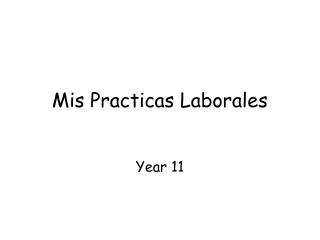 Mis Practicas Laborales