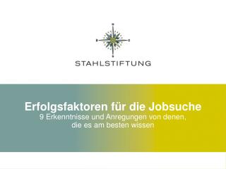 Erfolgsfaktoren für die Jobsuche 9 Erkenntnisse und Anregungen von denen,