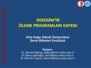 DEKOSİM’İN İZLEME PROGRAMLARI KATKISI