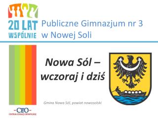 Publiczne Gimnazjum nr 3 w Nowej Soli