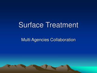 Surface Treatment