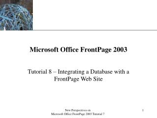 Microsoft Office FrontPage 2003