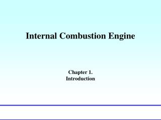 Internal Combustion Engine