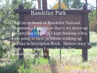 Bandelier Park