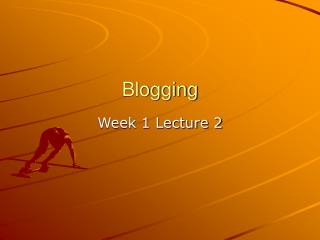 Blogging