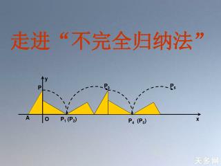 走进 “ 不完全归纳法 ”