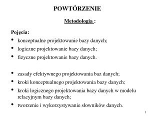 POWTÓRZENIE