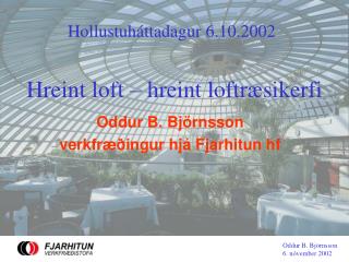 Hreint loft – hreint loftræsikerfi