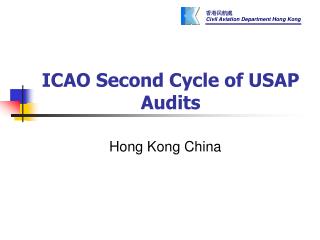 ICAO Second Cycle of USAP Audits