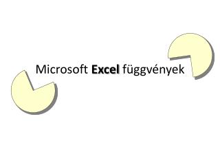 Microsoft Excel függvények