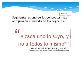 Segmentación de mercados