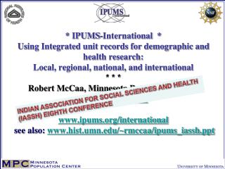 INDIAN ASSOCIATION FOR SOCIAL SCIENCES AND HEALTH ( iassh ) eIGHTH CONFERENCE