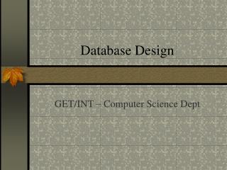 Database Design