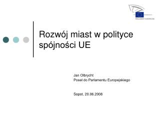 Rozwój miast w polityce spójności UE