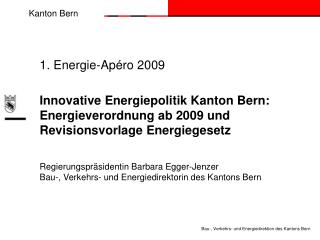 1. Energie-Apéro 2009