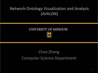 Network-Ontology Visualization and Analysis (AVALON)
