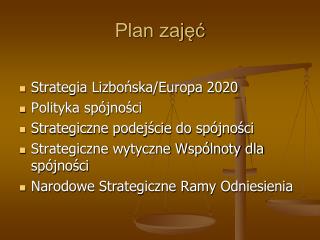 Plan zajęć