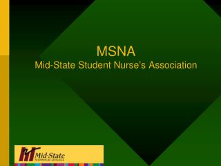 MSNA Mid-State Student Nurse’s Association