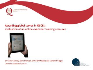 Awarding global scores in OSCEs: evaluation of an online examiner training resource