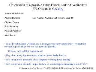 Observation of a possible Fulde-Ferrell-Larkin-Ovchinnikov (FFLO) state in CeCoIn 5