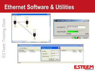 Ethernet Software &amp; Utilities