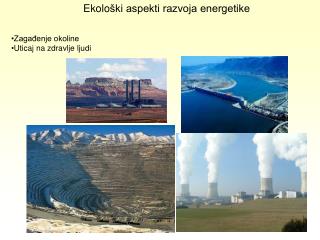 Ekolo ški aspekti razvoja energetike