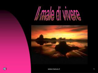 Il male di vivere