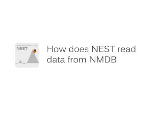 How does NEST read data from NMDB