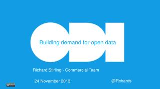 Building demand for open data