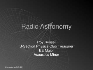 Radio Astronomy